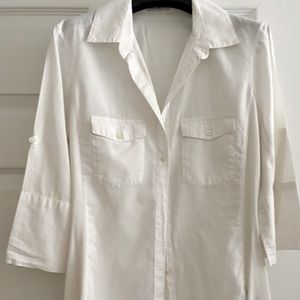 James Perse white shirt size 3